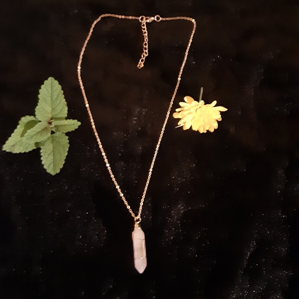 Hexagonal Shape Chakra Pendant Necklace